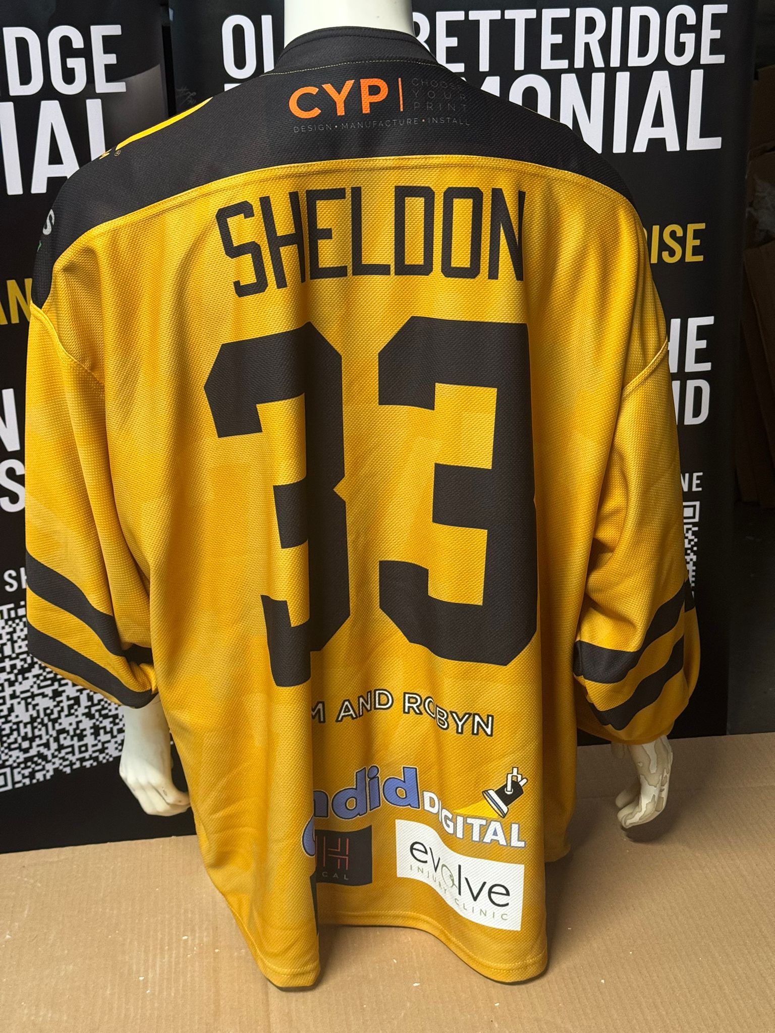 Luca Sheldon Match Shirt – Gold