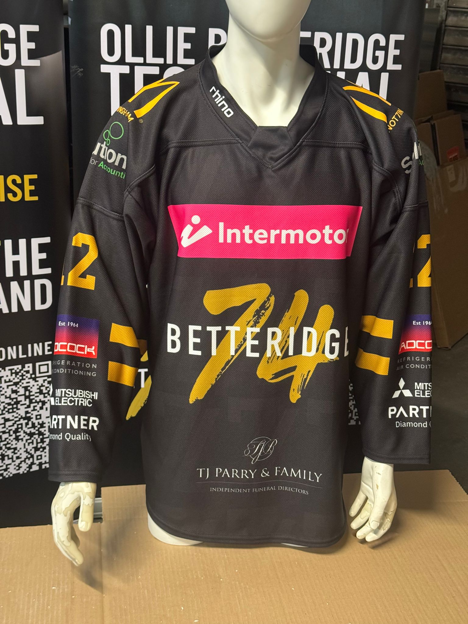 Chase Pearson Game-Worn Jersey – Black (Signed)