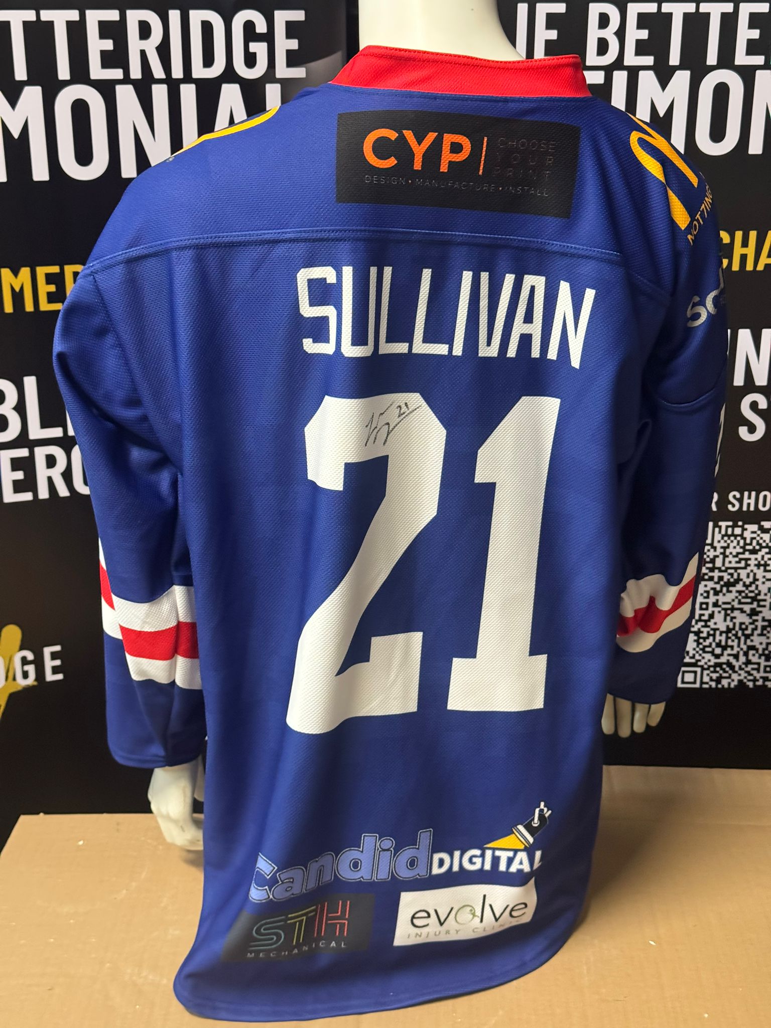 Zach Sullivan Game-Worn Jersey (Signed)