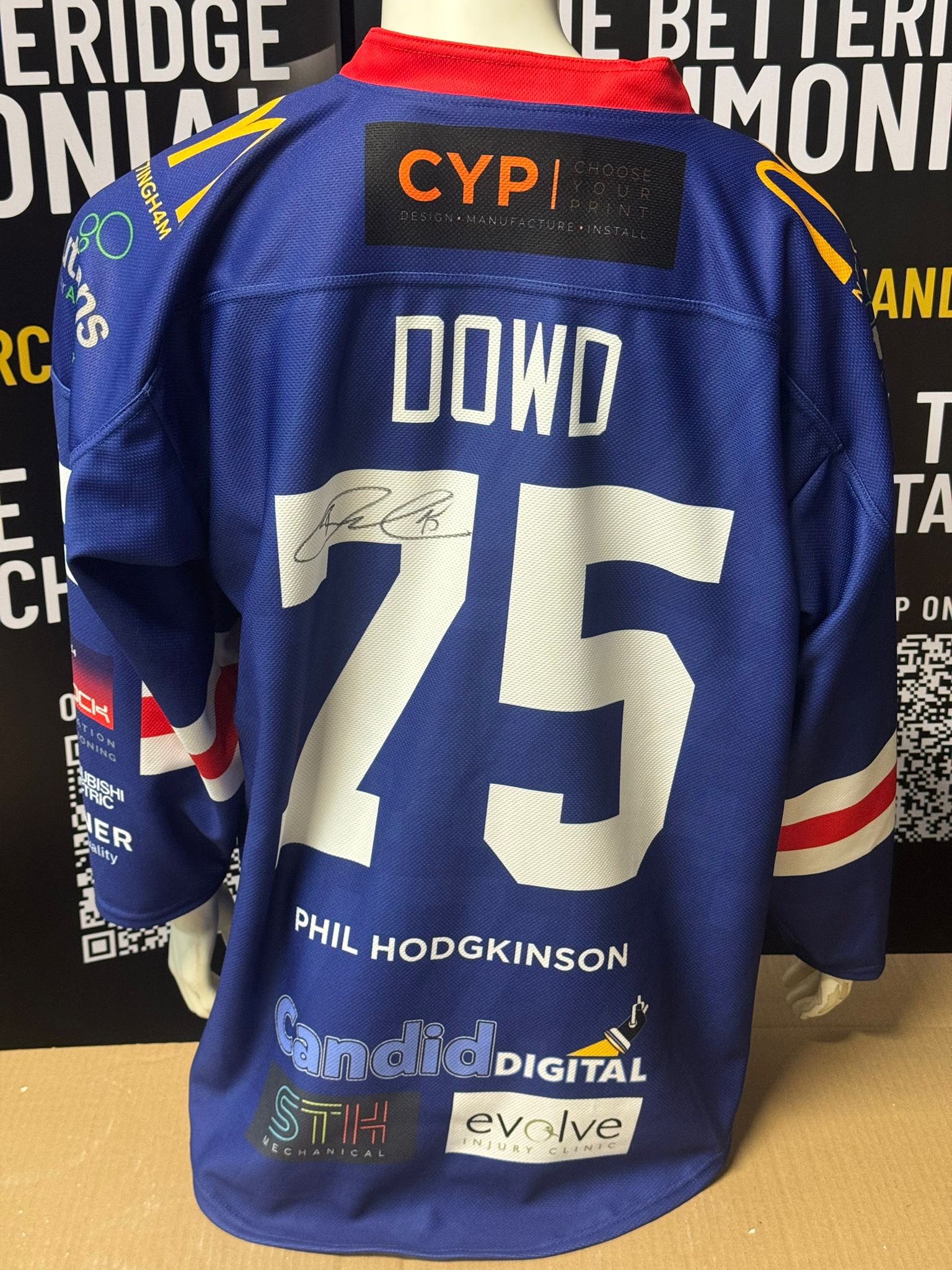 Robert Dowd Game-Worn Jersey (Signed)