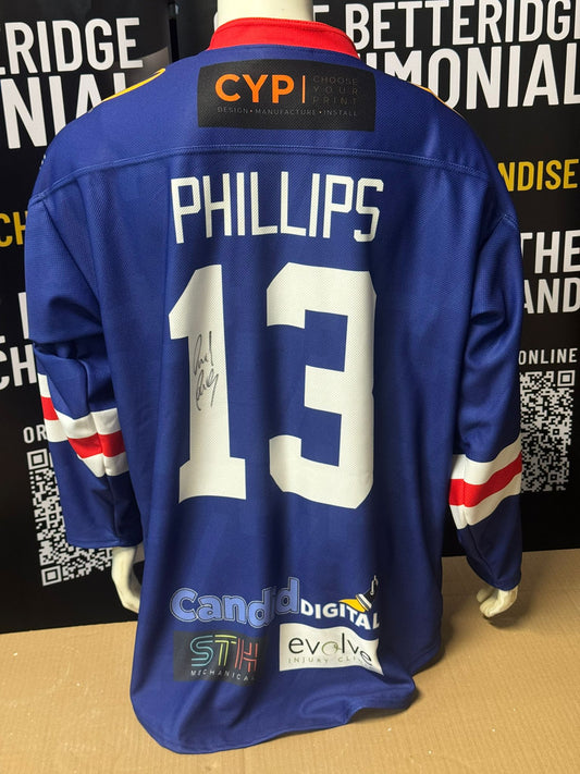 David Phillips Game-Worn Jersey (Signed)
