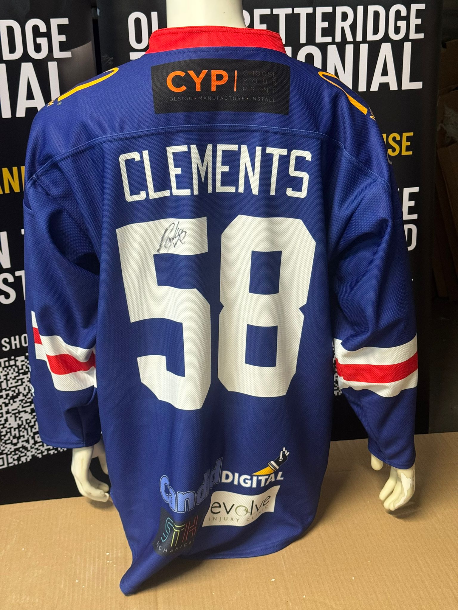 David Clements Game-Worn Jersey (Signed)